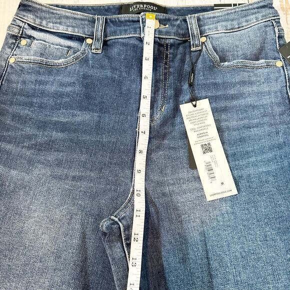 Liverpool Los Angeles Kristy High Rise Short Size US 6 Waist 28 Inseam 7” - Picture 9 of 12